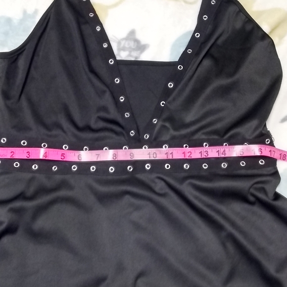 Black Gothic Mini Dress - Picture 4 of 9